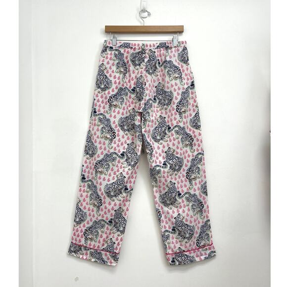 Printfresh Bagheera Tiger Queen Long Sleeve Pants Cotton Pajama Set - Medium - Picture 7 of 14